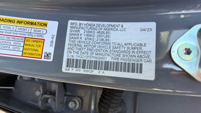 2023 Honda Accord Hybrid Sport