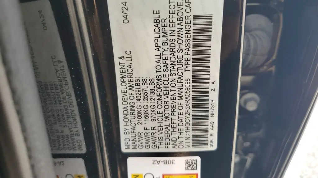2024 Honda Accord Hybrid Sport
