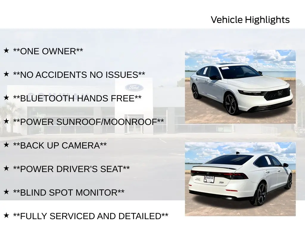 2024 Honda Accord - $24,795