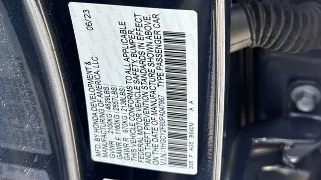2023 Honda Accord Hybrid EX-L