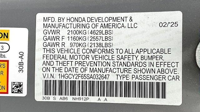 2025 Honda Accord Hybrid EX-L