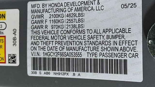 2025 Honda Accord Hybrid EX-L