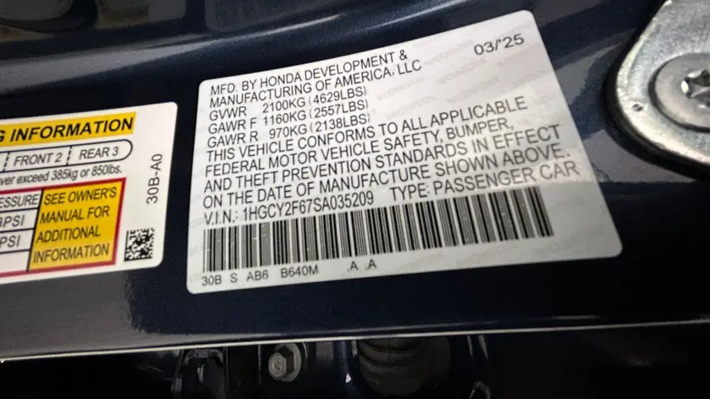 2025 Honda Accord Hybrid EX-L