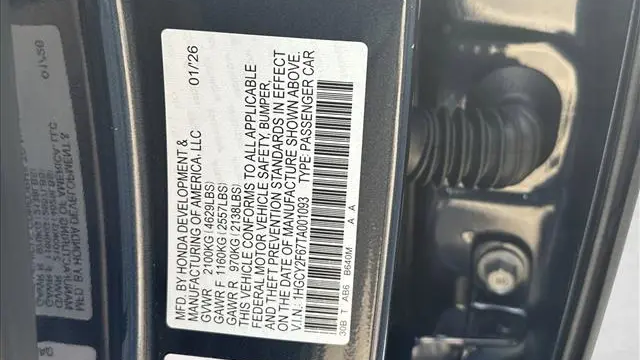 2026 Honda Accord Hybrid EX-L