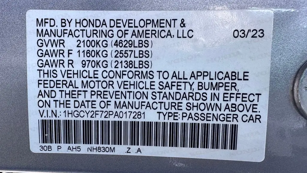 2023 Honda Accord Hybrid Sport-L