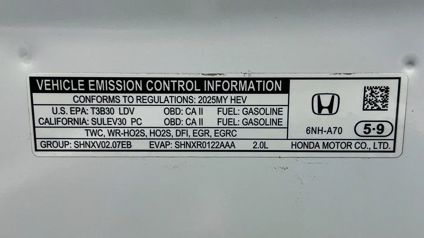 2025 Honda Accord Hybrid Sport-L