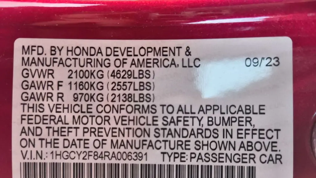 2024 Honda Accord Hybrid Touring