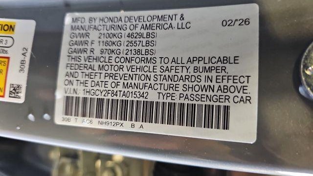 2026 Honda Accord Hybrid Touring