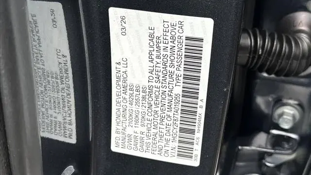 2026 Honda Accord Hybrid Touring
