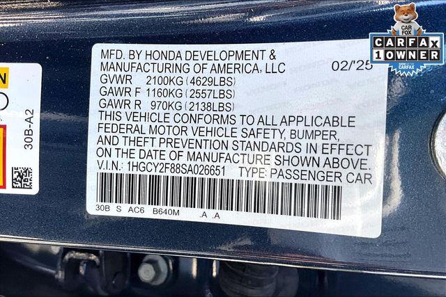 2025 Honda Accord - $35,985
