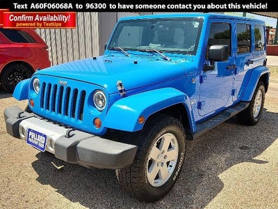Photo of a 2011 Jeep Wrangler Unlimited 4X4 Sahara 4DR SUV for sale