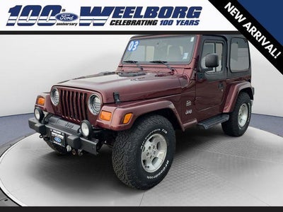 Photo of a 2003 Jeep Wrangler Sahara 4WD 2DR SUV for sale