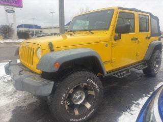 2008 Jeep Wrangler Unlimited with Yellow Exterior