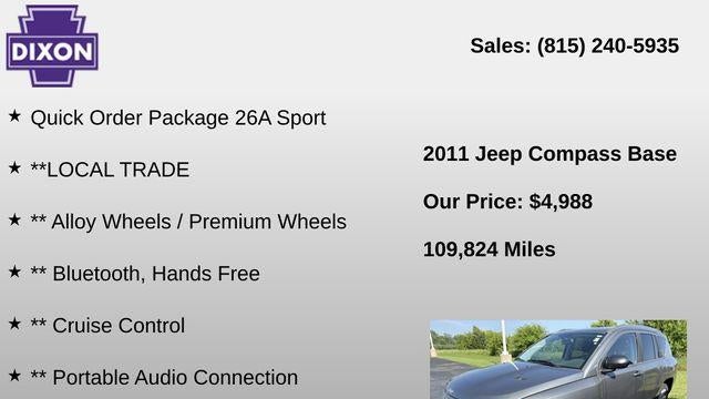 2011 Jeep Compass Sport