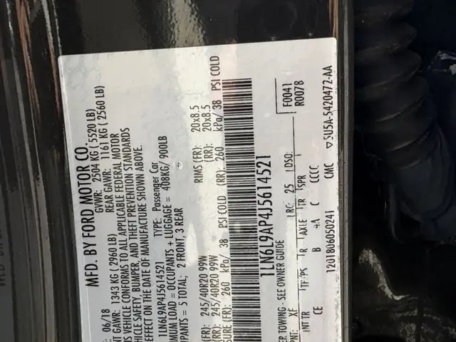 2018 Lincoln Continental - $22,958