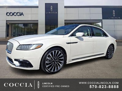 2018 Lincoln Continental AWD Black Label 4DR Sedan