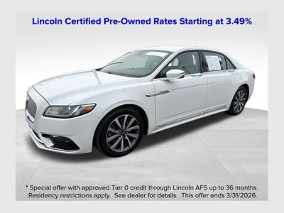 2020 Lincoln Continental AWD Standard 4DR Sedan