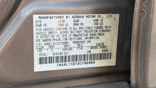 2003 Nissan Altima 2.5