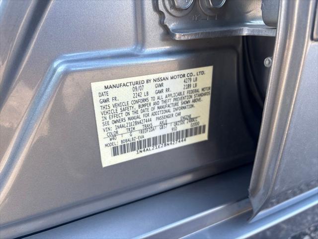 2008 Nissan Altima - $8,699