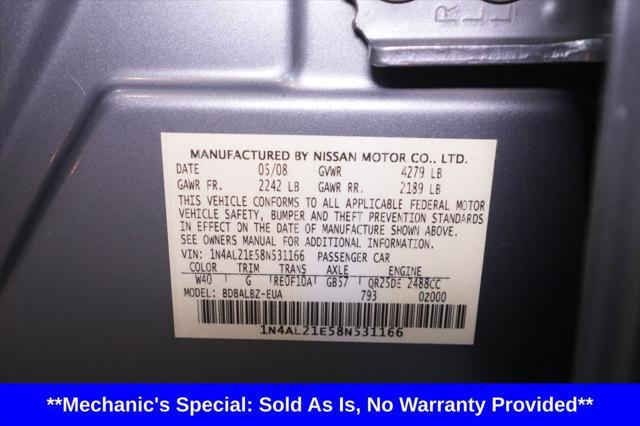 2008 Nissan Altima - $2,987