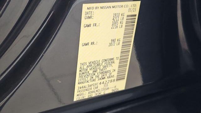 2015 Nissan Altima 2.5 SV
