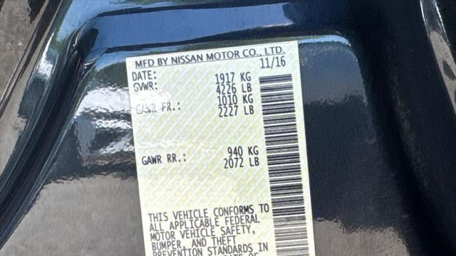 2017 Nissan Altima 2.5 SV