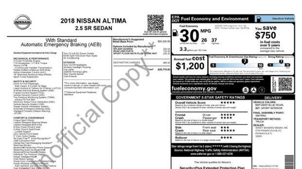 2018 Nissan Altima 2.5 S