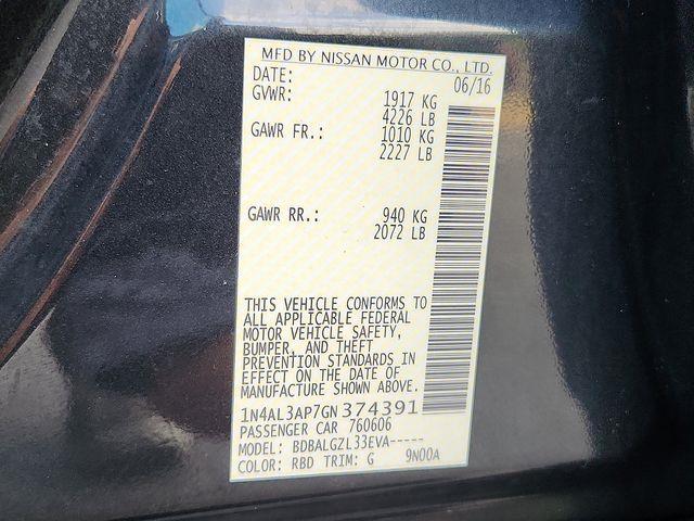 2016 Nissan Altima - $9,665