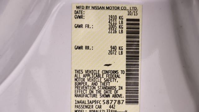 2015 Nissan Altima 2.5