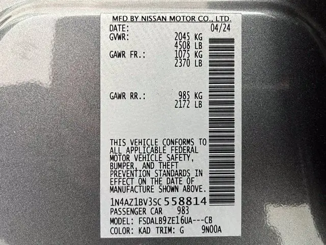 2025 Nissan LEAF - $13,996