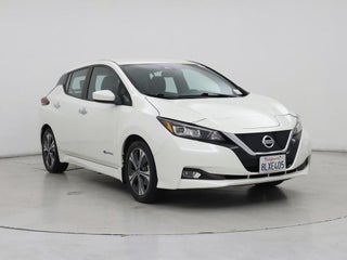 2019 Nissan LEAF with Pearl White Tricoat Exterior