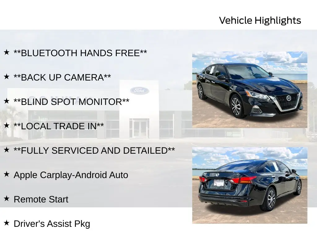 2021 Nissan Altima - $13,995