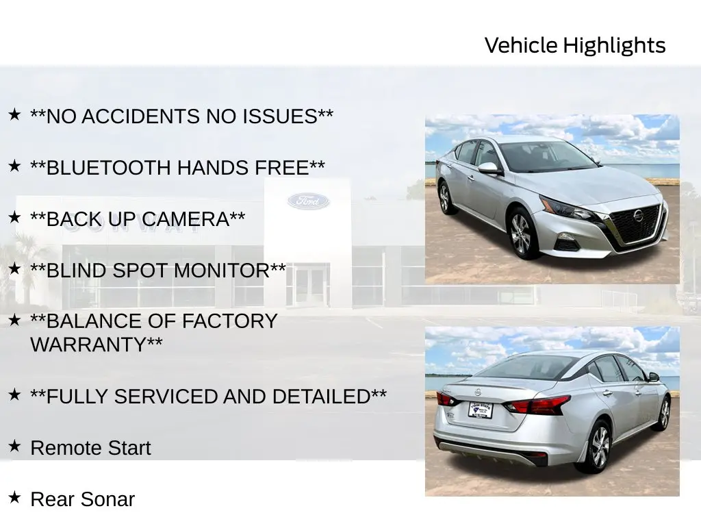2022 Nissan Altima - $19,795