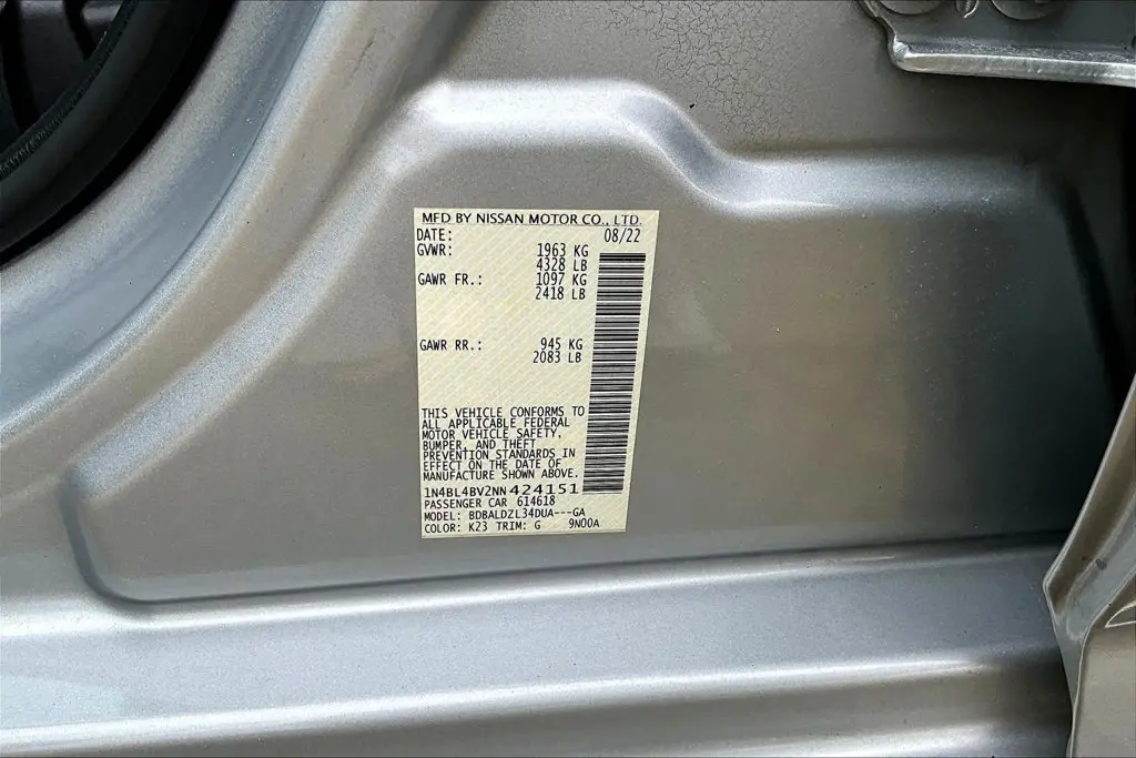 2022 Nissan Altima - $19,795