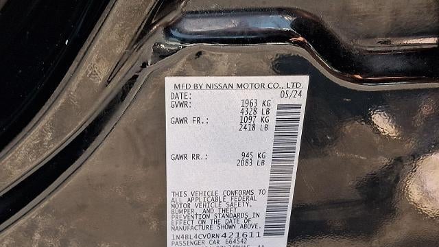 2024 Nissan Altima 2.5 SR