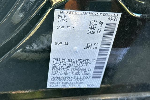 2025 Nissan Altima - $19,448