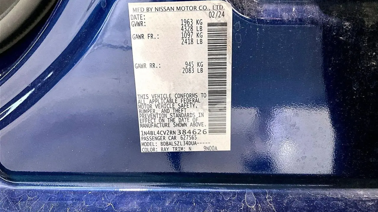 2024 Nissan Altima 2.5 SR