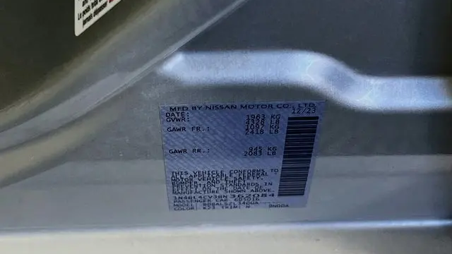 2024 Nissan Altima 2.5 SR