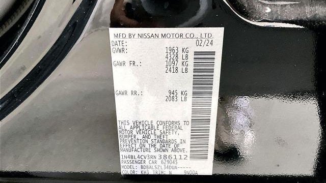 2024 Nissan Altima 2.5 SR