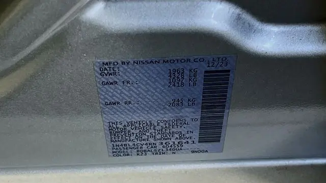 2024 Nissan Altima 2.5 SR