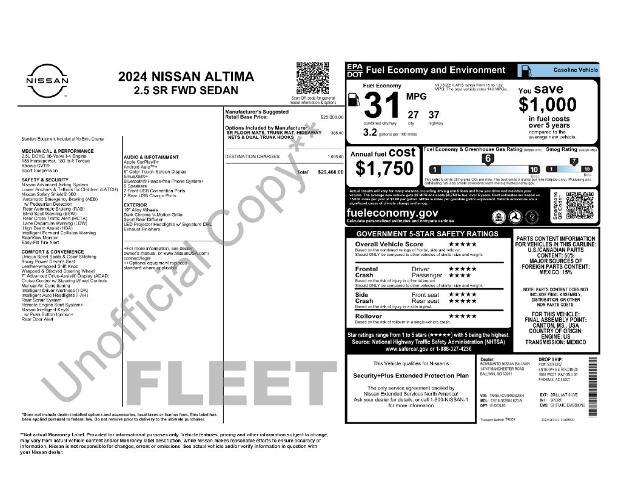 2024 Nissan Altima - $21,162