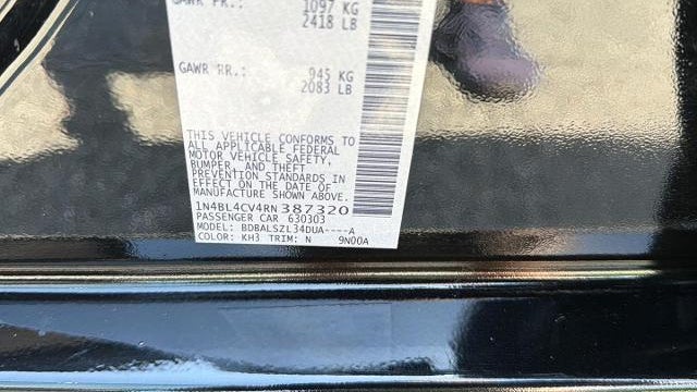 2024 Nissan Altima 2.5 SR
