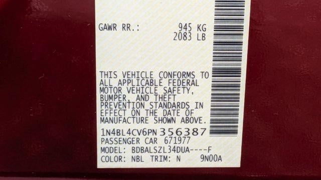 2023 Nissan Altima 2.5 SR