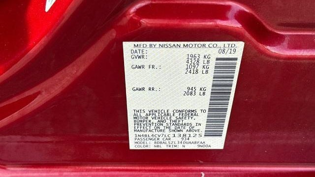 2020 Nissan Altima 2.5 SR