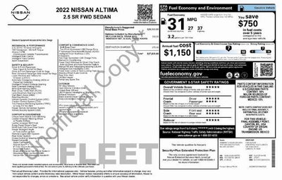 2022 Nissan Altima 2.5 SR 4DR Sedan