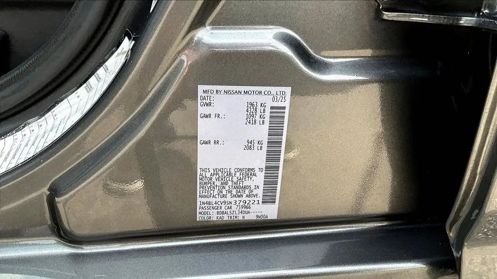 2025 Nissan Altima 2.5 SR