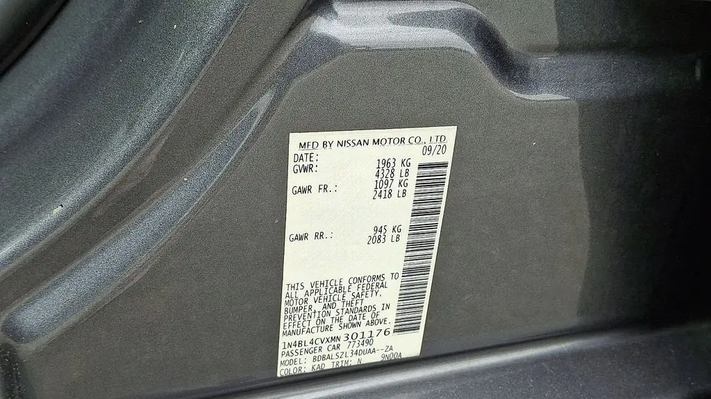 2021 Nissan Altima 2.5 SR