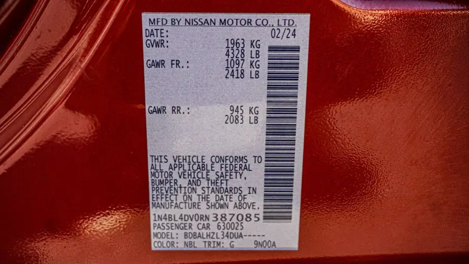 2024 Nissan Altima 2.5 SV