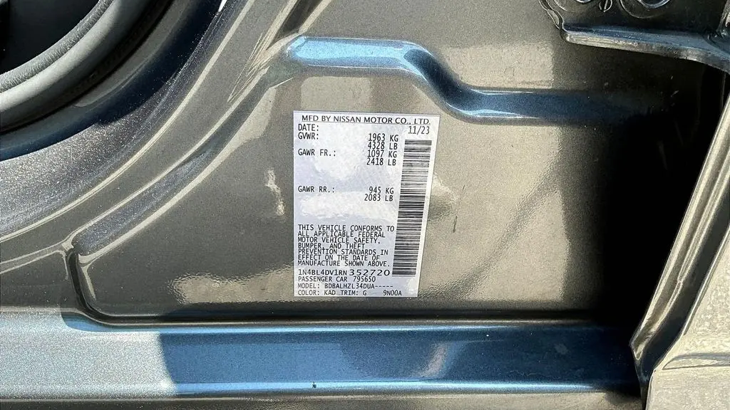 2024 Nissan Altima 2.5 SV