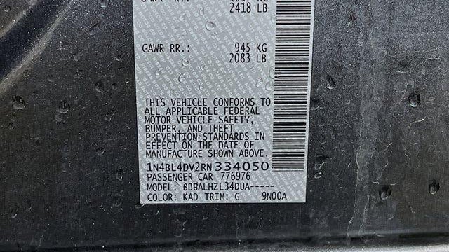 2024 Nissan Altima 2.5 SV